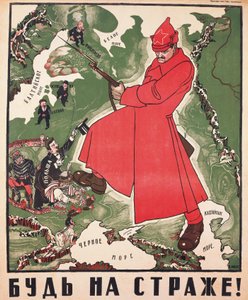 Soldiers of Red Army Hunting Profiteers and Foreign Invaders