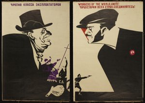 Workers of the world, unite! by Dmitriy Stakhievich Moor