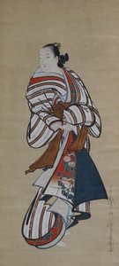 Standing Courtesan Looking Over Her Shoulder, ca. 1715