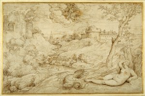 Landscape with Roger and Angelica, from 