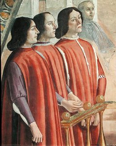 Members of the Sassetti Family (detail) by Domenico Ghirlandaio