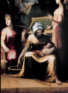 The Birth of the Virgin (Detail)