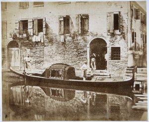 Gondola in Venice, c.1855