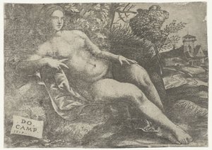 Reclining Venus in Landscape