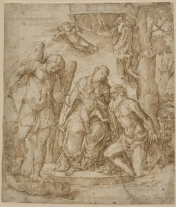 The Virgin and Child with Saints Michael and Jerome, c.1520-25