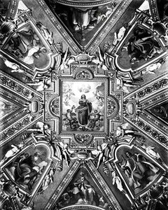 Virgin of the Immaculate Conception with saints and angels, in the Cappella Paolina by Domenico Cresti Passignano