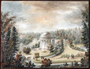 View of the Friendship Temple in Pavlovsk by Domenico Felice Lamoni