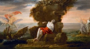 Perseus Freeing Andromeda by Domenico Fetti or Feti