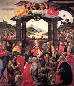 Adoration of the Magi from the Ospedali degli Innocenti
