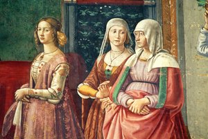 Florentine Ladies, from the Birth of St. John the Baptist