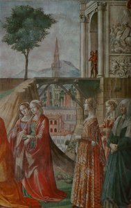 Visitation by Domenico Ghirlandaio