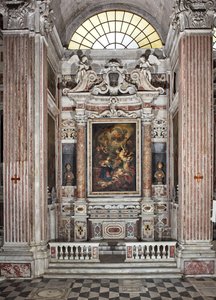 Annunciation, Altar, Sixth Chapel, c.1679