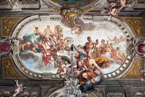 The Offer to Jupiter of the Keys of the Temple of Janus (or Allegory of Peace), Ceiling of the Noble Floor