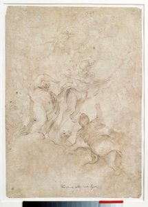Jupiter Entrusts Bacchus to Mercury by Domenico Maria Canuti