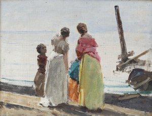 Figures on the Beach