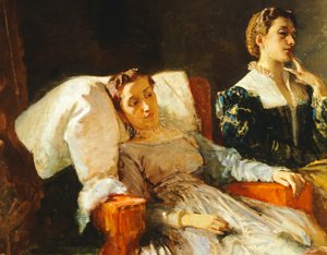 Torquato Tasso reading Liberated Jerusalem to Eleonora d