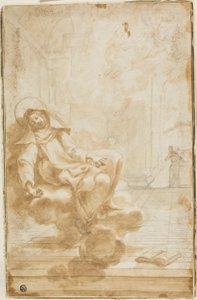Ecstasy of a Female Saint by Domenico Piola