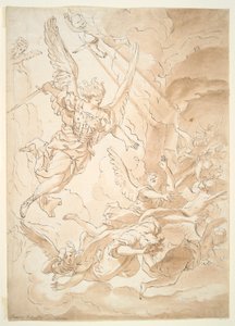 Fall of the Rebel Angels by Domenico Piola