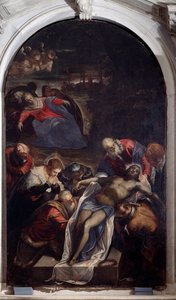The Deposition at the Sepulchre by Domenico Robusti Tintoretto