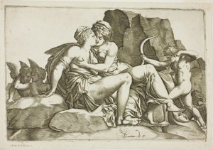 Jupiter and Callisto by Domenico Vito