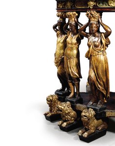 Louis XIV cabinet-on-stand