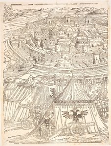 Capture of Goleta in Tunis by Charles V by Domenico dei Franceschi