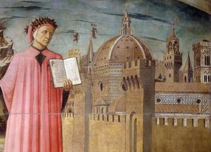 Portrait of Dante Alighieri, Florence and the allegory of the Divine Comedy