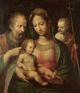 The Holy Family with Saint John