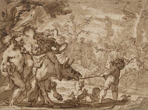 The Triumph of Bacchus, c.1642-1703 by Domenico the Elder Piola