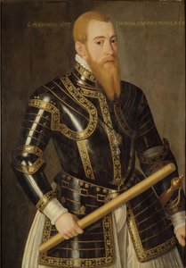 Portrait of King Eric XIV of Sweden (1533-1577) by Domenicus Verwilt