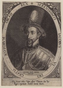 King James VI of Scotland (engraving) by Dominicus or Custodis Custos