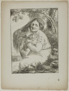 Cupid and a Young Woman by Dominique Vivant Denon