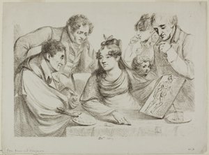 Lithography Lesson by Dominique Vivant Denon