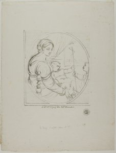 Virgin in a Chair