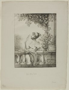 Young Girl with Bird by Dominique Vivant Denon