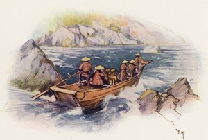 Shooting the Rapids, Japan by Donald (after) Maxwell