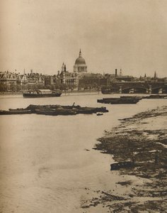 Embankment and Blackfriars from the South End of Waterloo Bridge