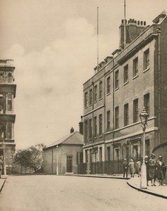 West End of Downing Street, No.10 and a Glimpse of the Foreign Office