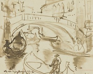 A Canal at Venice by Donald Shaw MacLaughlan