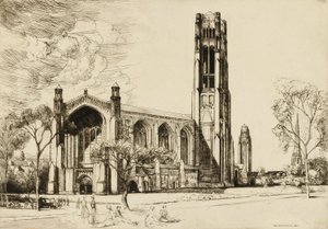 Chicago, the Chapel by Donald Shaw MacLaughlan