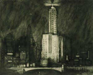 Chicago, the Wacker Drive by Donald Shaw MacLaughlan