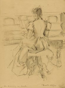 Ella at the Piano by Donald Shaw MacLaughlan