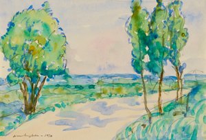 On the Albi Road by Donald Shaw MacLaughlan