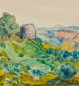 On the Road to Gaillac by Donald Shaw MacLaughlan