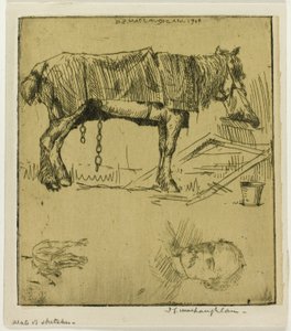 Plate of Sketches by Donald Shaw MacLaughlan