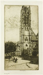 Tour St. Laurent, Rouen by Donald Shaw MacLaughlan