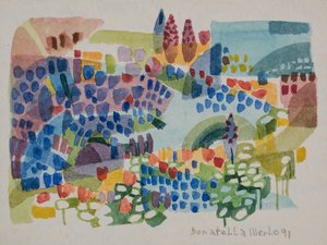 Field of Flowers by Donatella Merlo