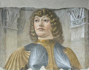 Man at Arms with Armor, c.1487-89 (detail) by Donato Bramante