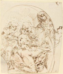 Holy Family with Saint Anne and Female Head in Profile