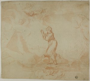 Woman in Ecstasy, and Putti by Donato Creti
